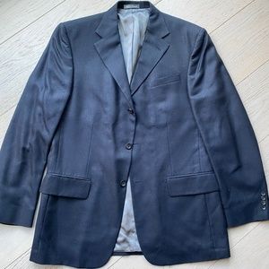 Oscar De La Renta Mens Silk/Wool Blazer